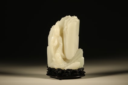 Jade Carved GuanYin Ornament