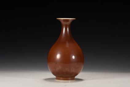 Browm Glazed Porcelain Vase