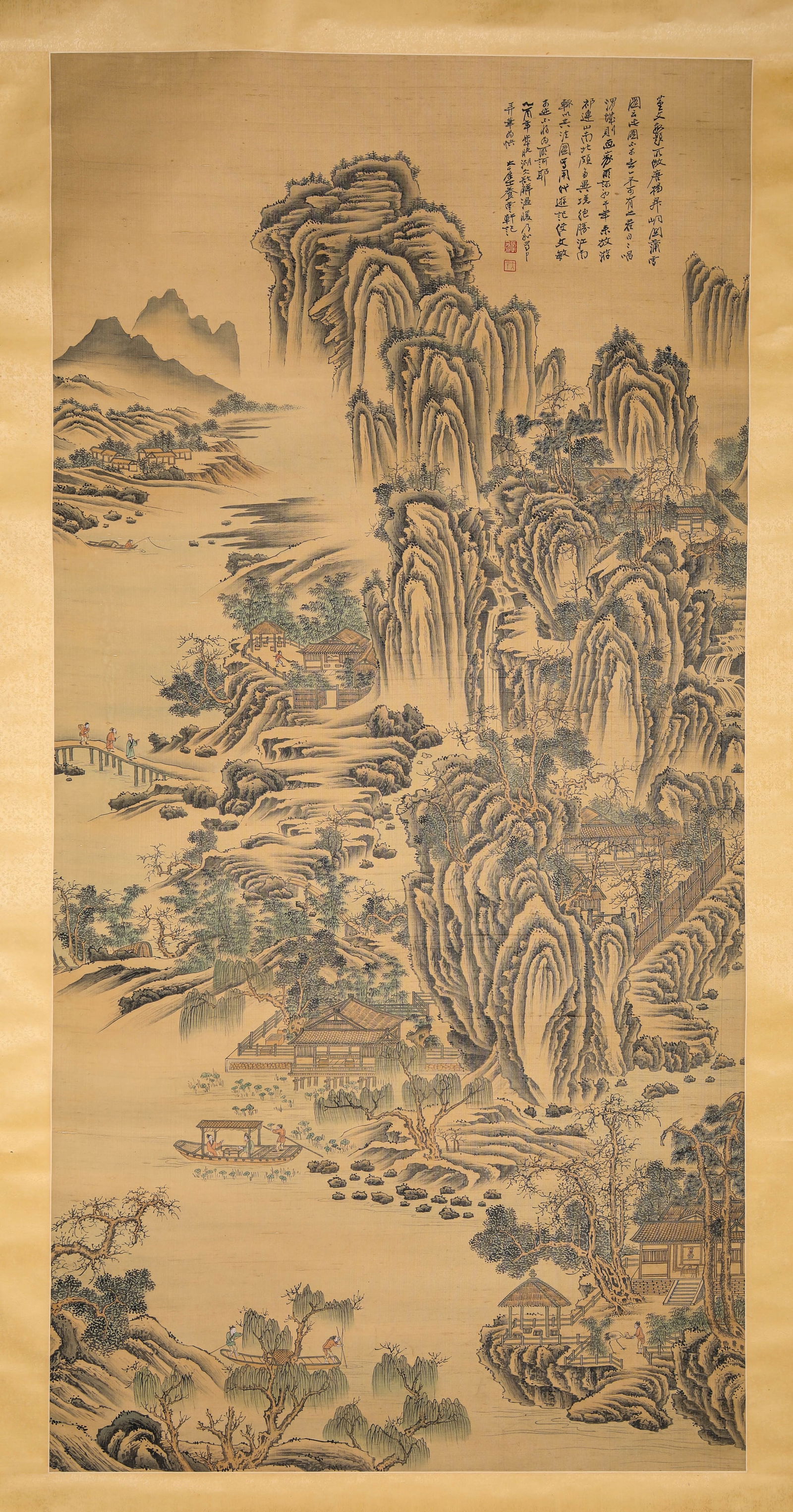 A Chinese Scroll Painting by Zhang Da Qian (1 of 5)