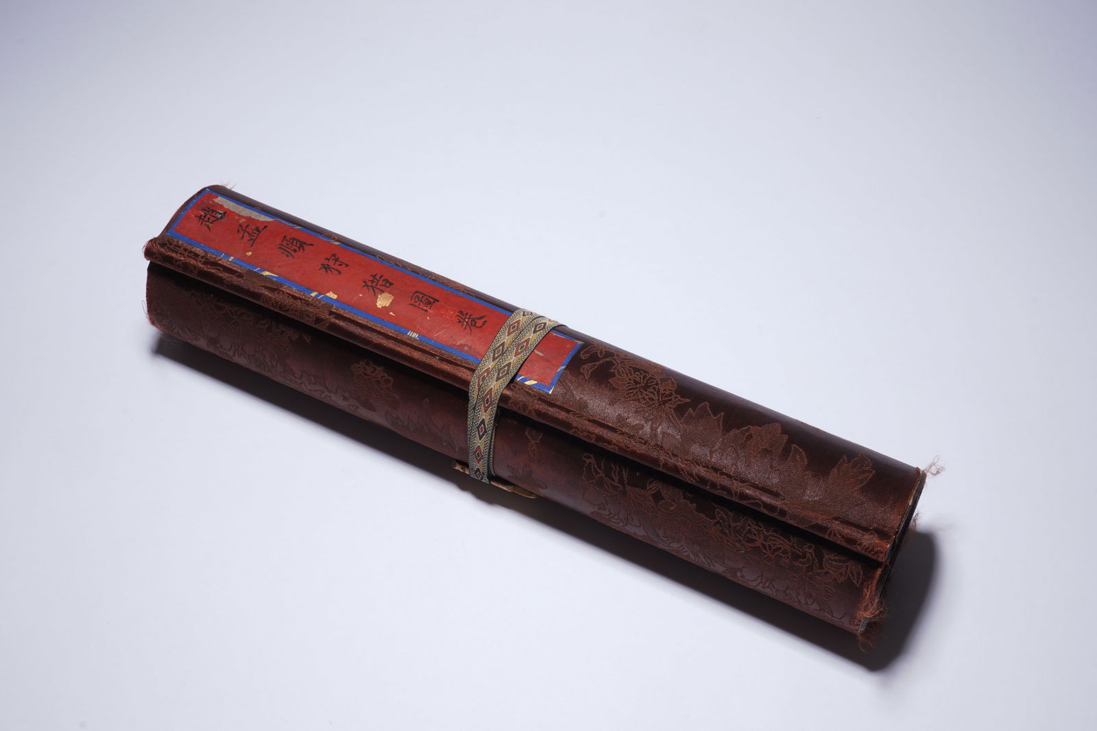 Chinese Drawing Horse and Character Story Hand Scroll,Zhao Mengfu Mark (1 of 20)