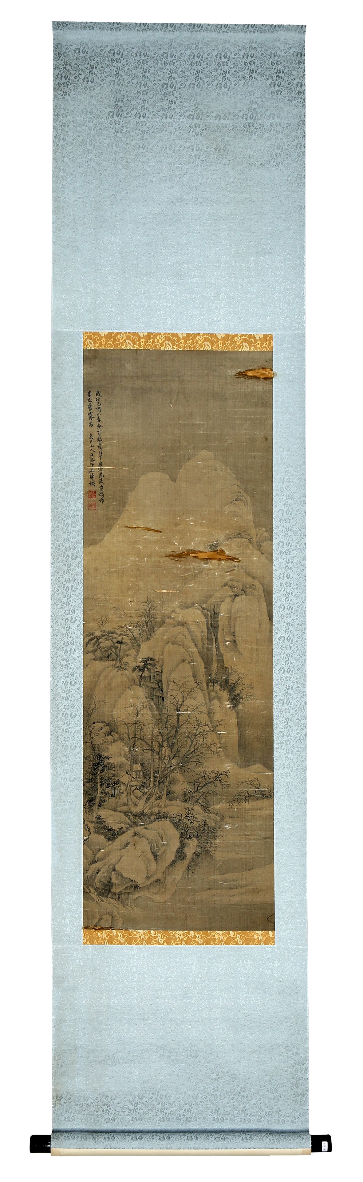 A CHINESE HAND PAINTING,WANG HUI MARK: A CHINESE HAND PAINTING,WANG HUI MARK 107*35cm