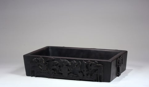 A QIYANG STONE JARDINIERE