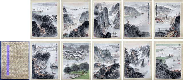 A CHINESE HAND ALBUM,SONG WENZHI MARKE.