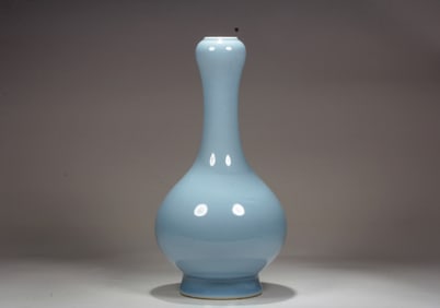 A GARLIC SHAPED VASE