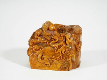 A TIANHUANG 'DRAGON'STONE SEAL