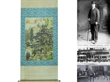 A CHINESE HAND PAINTING,WANG HUI MARKE.