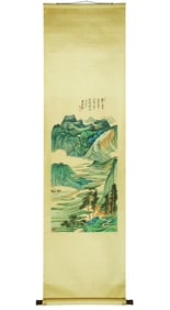 A CHINESE HAND PAINTING,ZHANG DAQIAN MARKE.