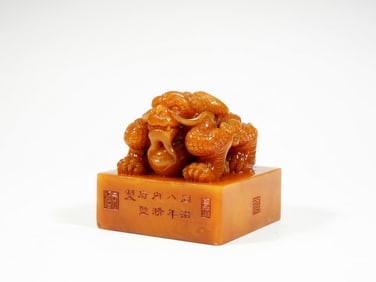 A TIANHUANG STONE 'DRAGON'SEAL