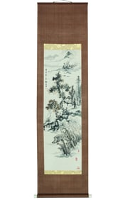 A CHINESE HAND PAINTING,XU SHICHANG MARKE.