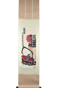 A CHINESE HAND PAINTING,QI BAISHI MARKE.