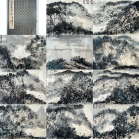 A CHINESE HAND ALBUM,FU BAOSHI MARKE.