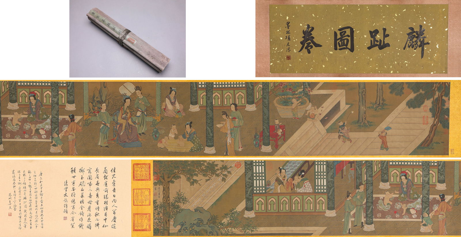 A Chinese Scroll Painting by Tang Yin: A Chinese Scroll Painting by Tang Yin (500cm)