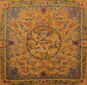 Silk Dragon Pattern Embroidery