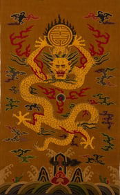 Silk Dragon Pattern Embroidery