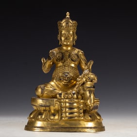 Gilt Bronze Buddha Figure