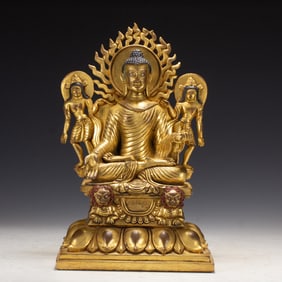 Gilt Bronze Buddha Figure