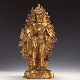 Gilt Bronze Acalanatha Figure