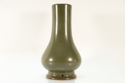 Tea Glazed Porcelain Vase