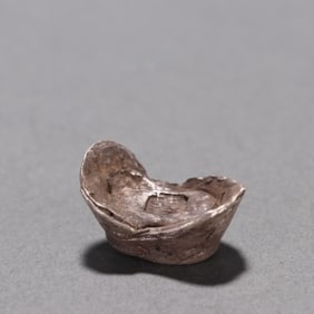 Silver Ingot Ornament