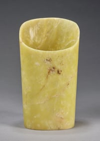 Jade Horseshoe Shape Pot