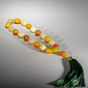 Agate Eighteen Praying Bead Bracelet