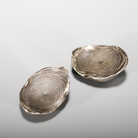 Pair of Silver Ingot Ornament