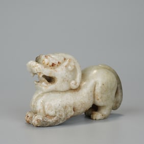 Jade Carved Beast Ornament