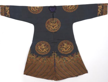 Silk Embroidery Dragon Pattern Dragon Robe