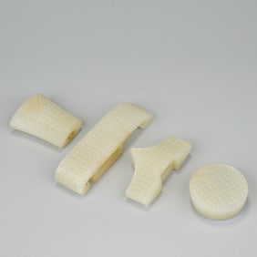 Group of Four Jade Carved Cloud Pattern Sword Ornament