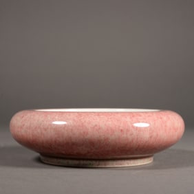 Red Glazed Porcelain Washer