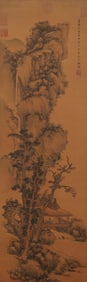 Chinese Drawing Landscape Painting,Wen Zhengming Mark