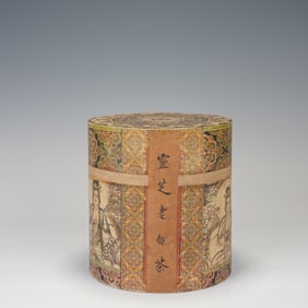 Lacquerware Carved Buddha Pattern Pot