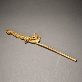 Gilt Bronze Vajra Ornament