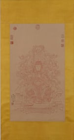 Chinese Drawing Buddha Painting,Ding Yunpeng Mark