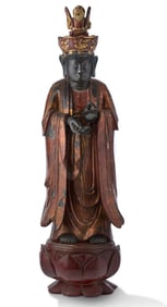 Lacquered wood statue of the Bodhisattva Quan Am