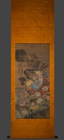 Chinese Drawing Character Story Painting,Ding Guanpeng Mark