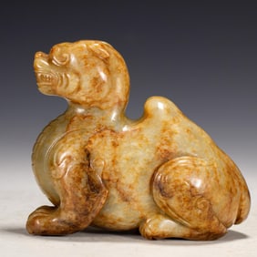 Jade Carved Beast Ornament