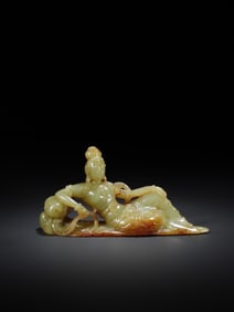 A HETIAN GUANYIN JADE