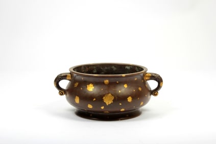 A BRONZE INCENSE BURNER