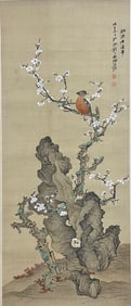 A CHINESE HAND PAINTING,ZHANG DAQIAN MARK