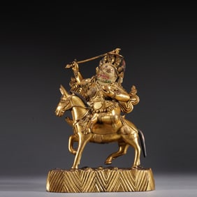 Gilt Bronze Laksmi Figure