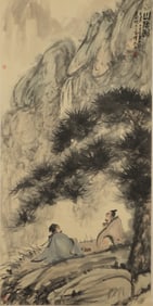 Chinese Drawing Landscape and Character Painting,Fu Baoshi Mark