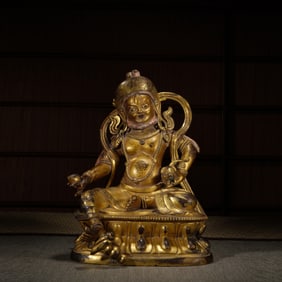 Gilt Bronze Kuberd Figure