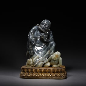 Jade Carved Character Figure