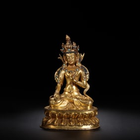 Gilt Bronze Vajrasattva Figure