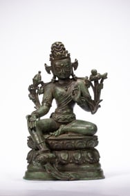 Bronze White Tara Figure