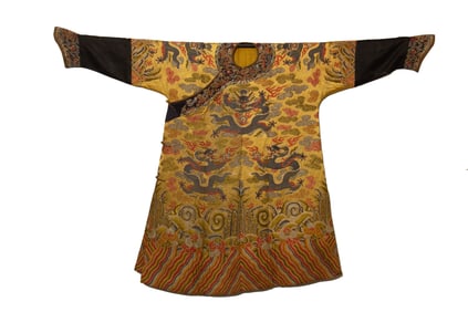 Silk Embroidery Carved Dragon Pattern Dragon Robe