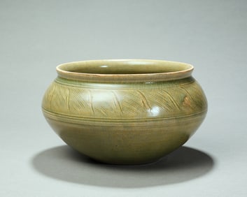 Green Glazed Porcelain Pot