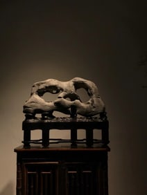 Taihu Stone Carved Cloud Pattern Figure