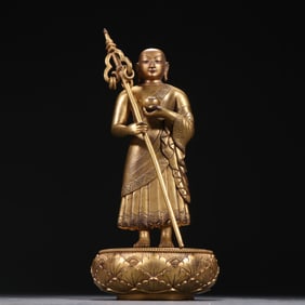 Gilt Bronze Tsongkhapa Figure